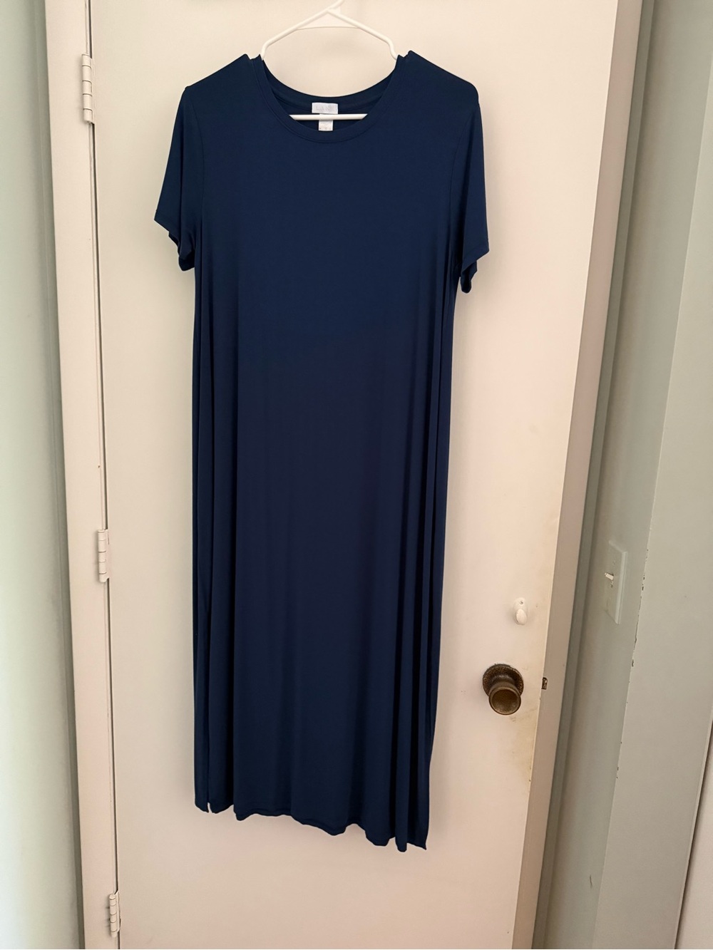 EUC Lake Pajamas Bamboo Lounge Dress in Navy, Size M